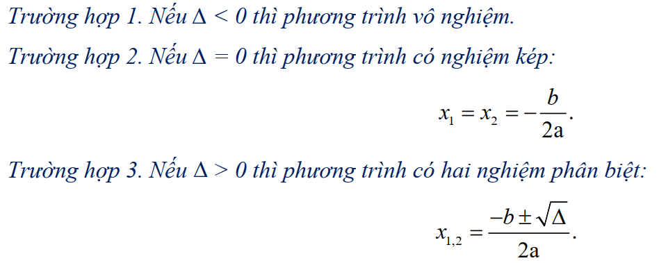 nghiệm phương trình bậc 2 nghiệm phương trình bậc 2